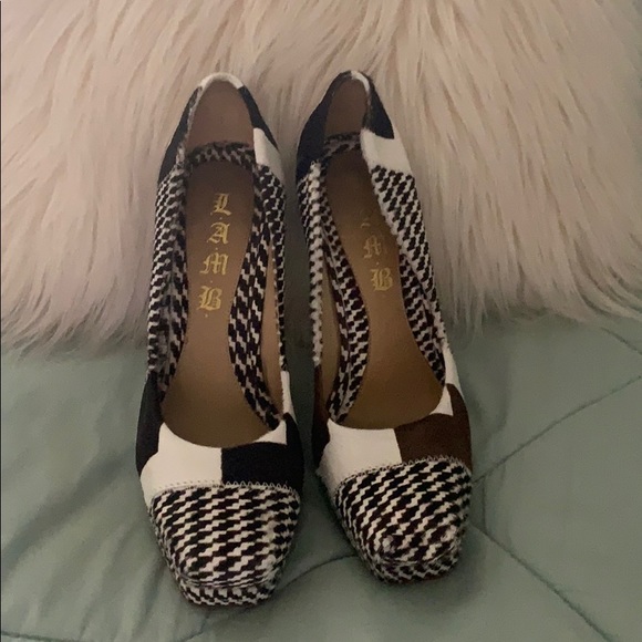 L.A.M.B. Shoes - Calf hair designer shoes